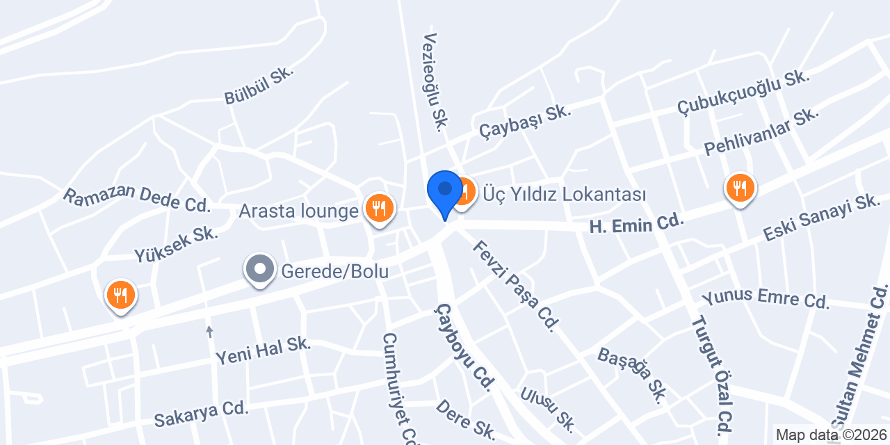 Erol Saraç Kuyumculuk konumu