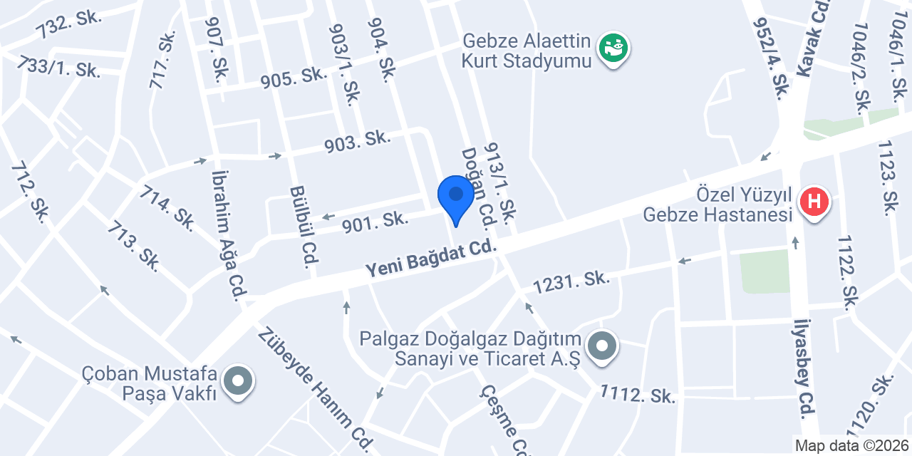 Netbil Teknik Servis konumu