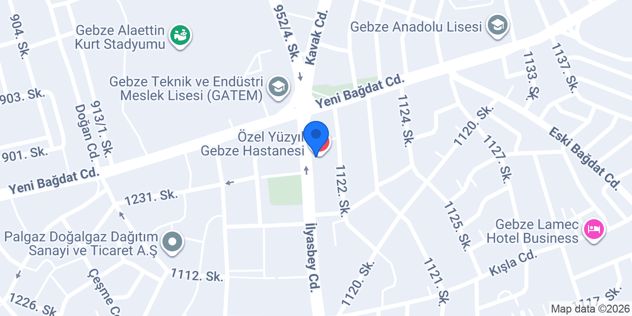 Doç. Dr. Yüksel KURBAN konumu