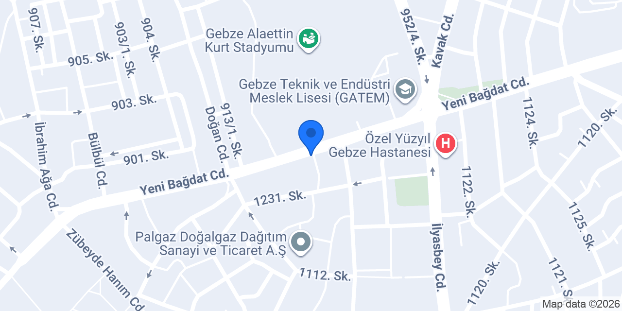 Gebze Stadyum Domino’s Pizza konumu