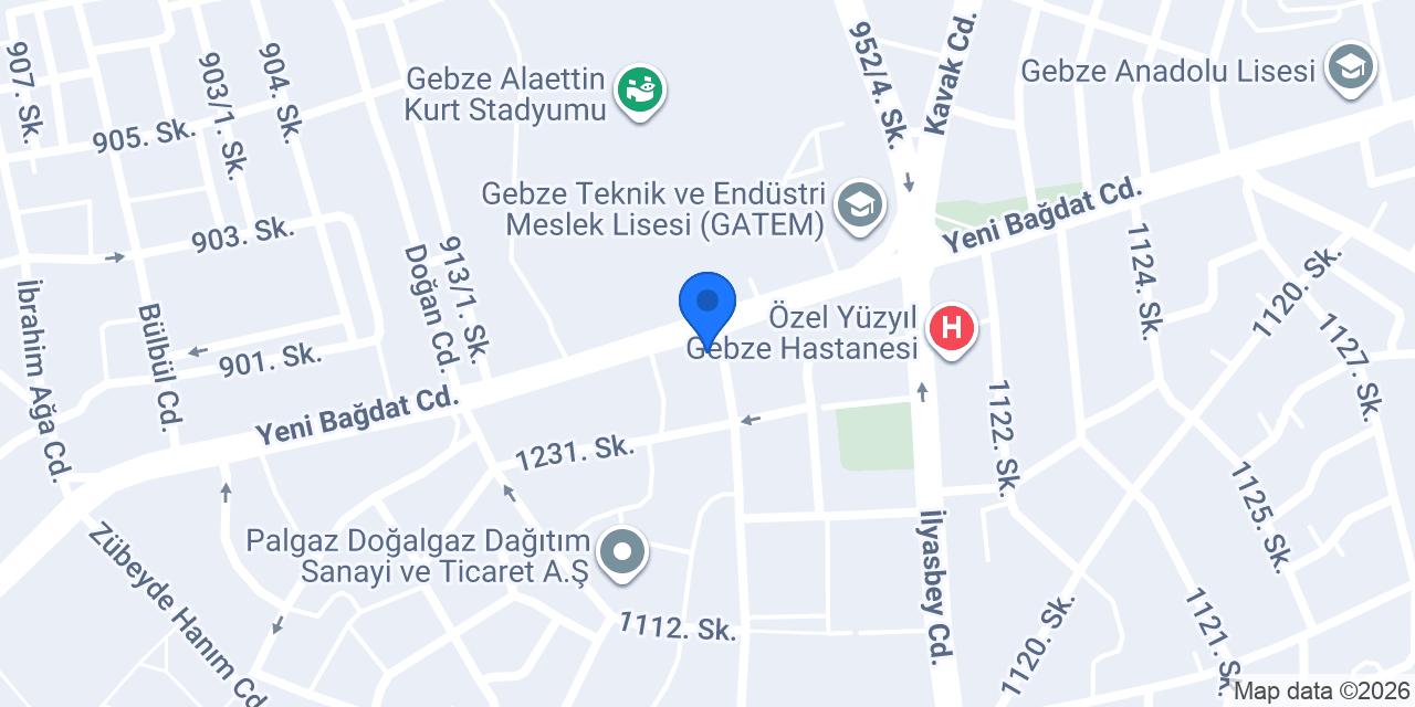 Gebze çiçek konumu