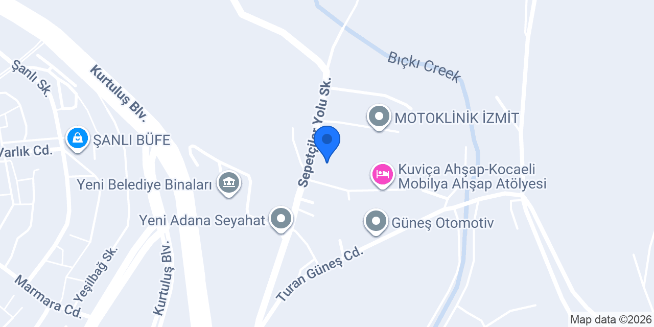 Özcan Fidancılık konumu