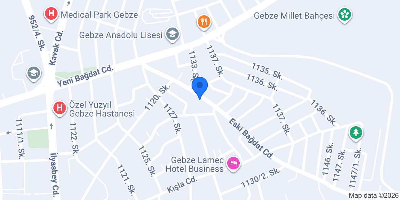 Gebze Elektronik konumu