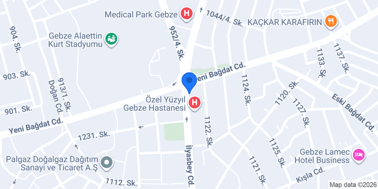 Eminevim Gebze Şube konumu