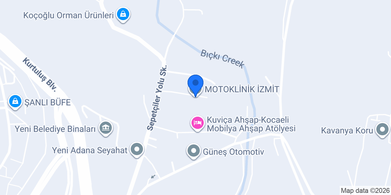 MOTOKLİNİK İZMİT konumu