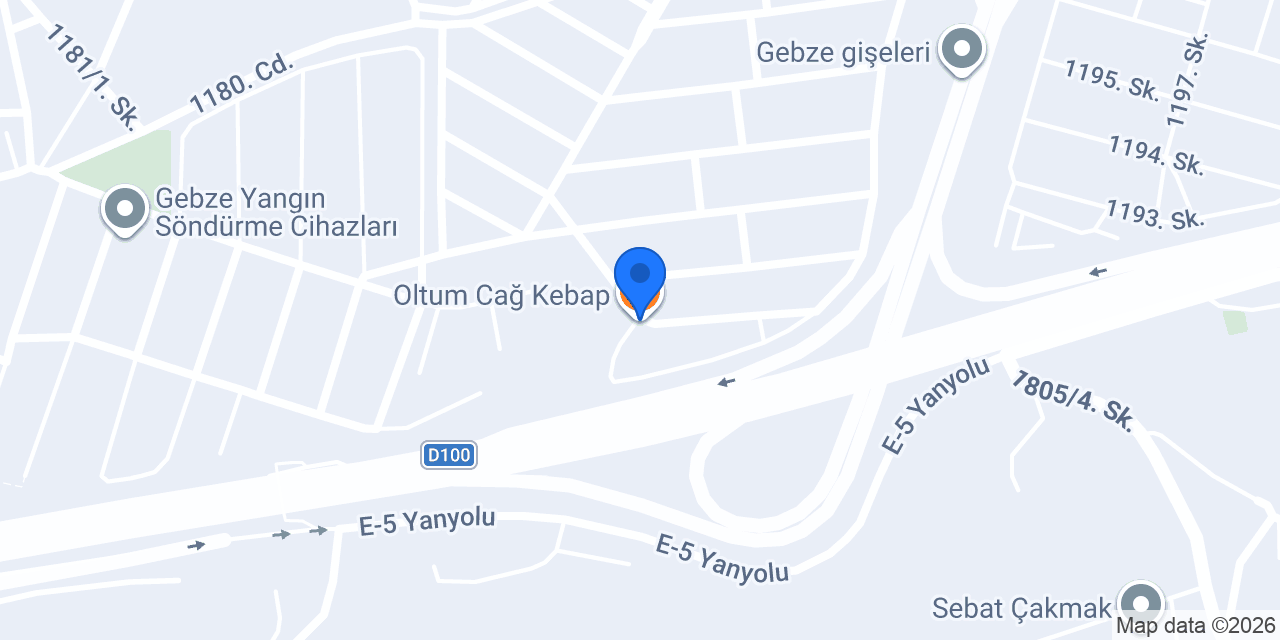 Oltum Cağ Kebap konumu
