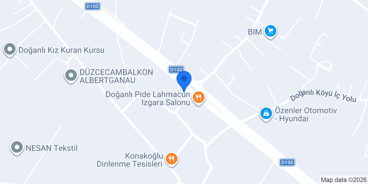 Aras Kargo Kaynaşlı Şubesi konumu