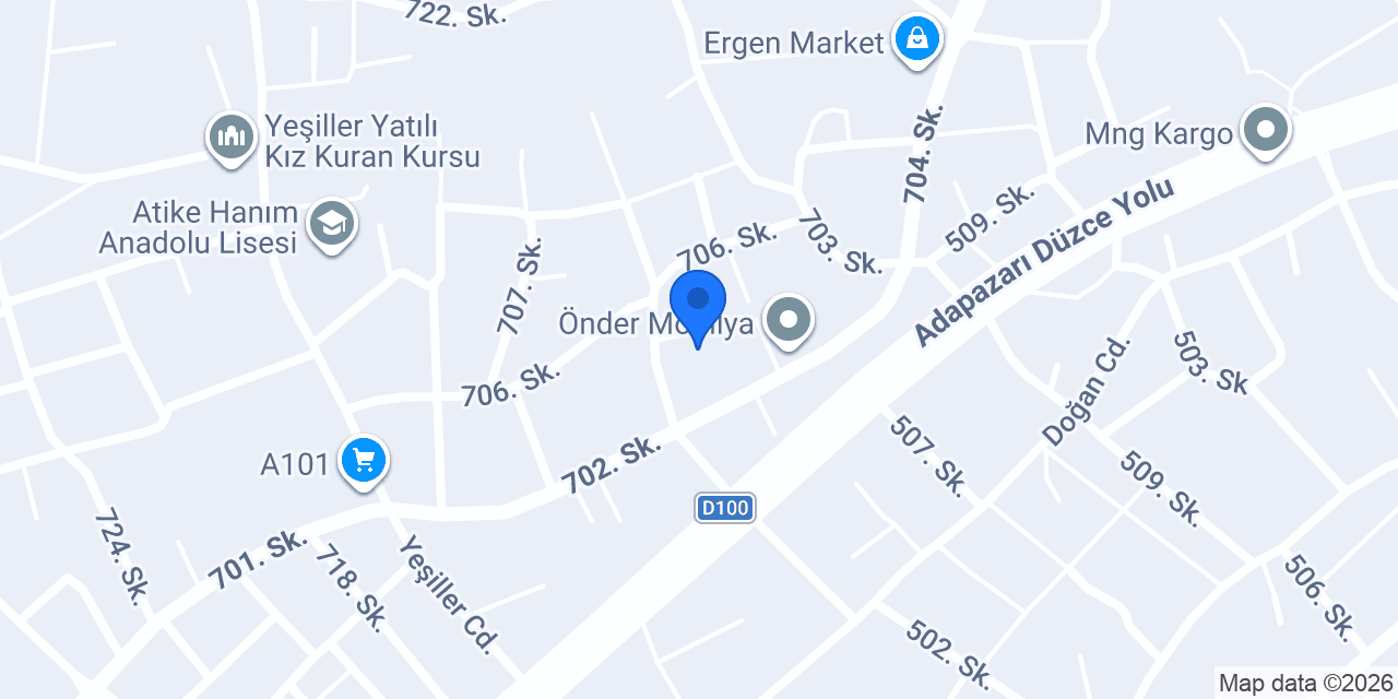 ATASU SU VE SU ÜRÜNLERİ A.Ş. konumu