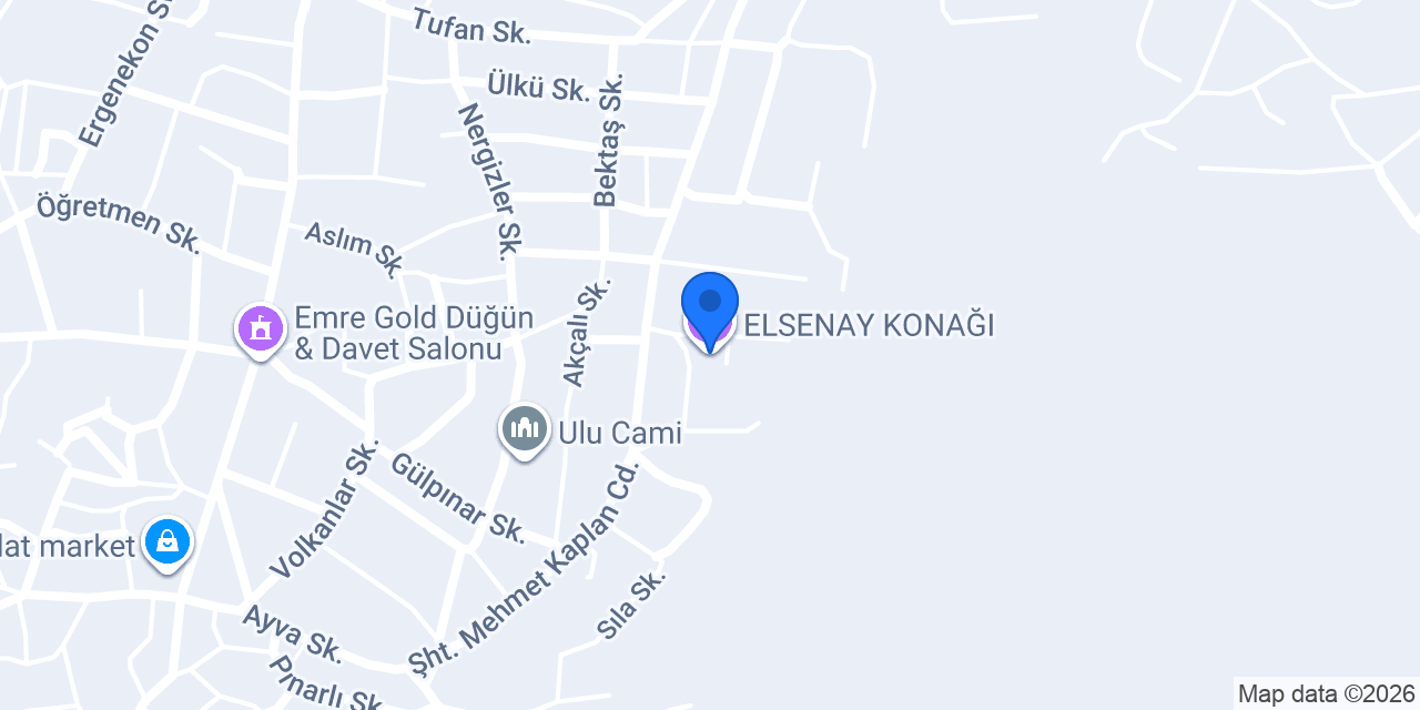 ELSENAY KONAĞI konumu