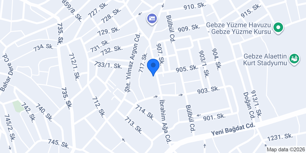 Ömür Mobilya Gebze konumu