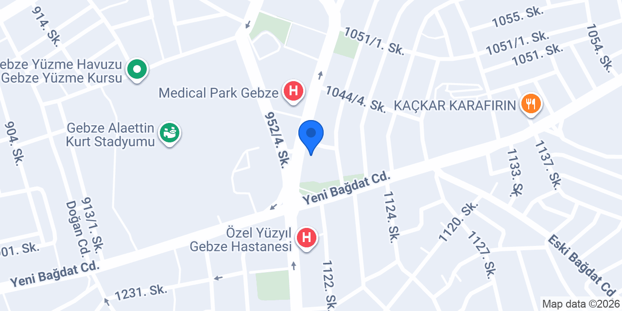 Op.Dr.Bünyamin Çakıl konumu