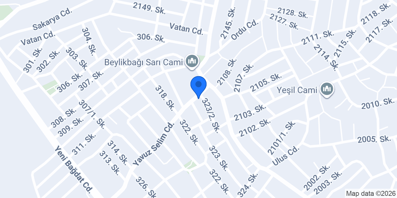 Tadım Börekçisi konumu