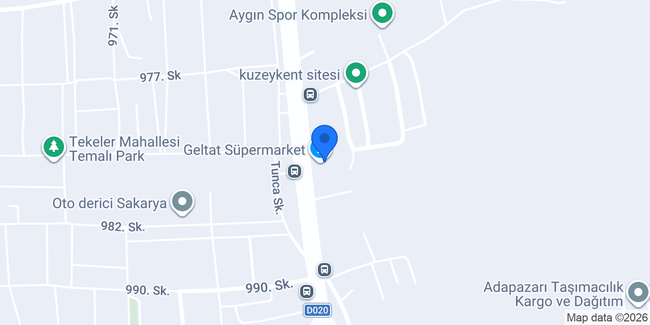 Geltat Süpermarket konumu