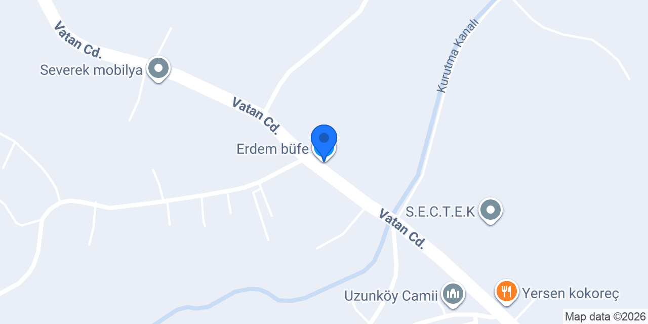 Erdem büfe konumu