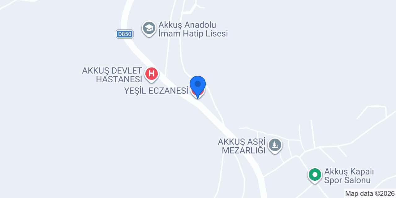 YEŞİL ECZANESİ konumu
