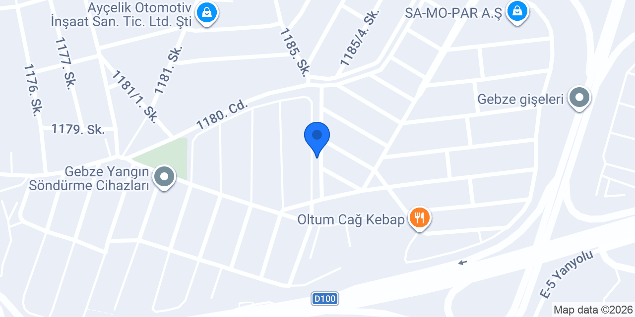 Memoğlu Otomotiv konumu