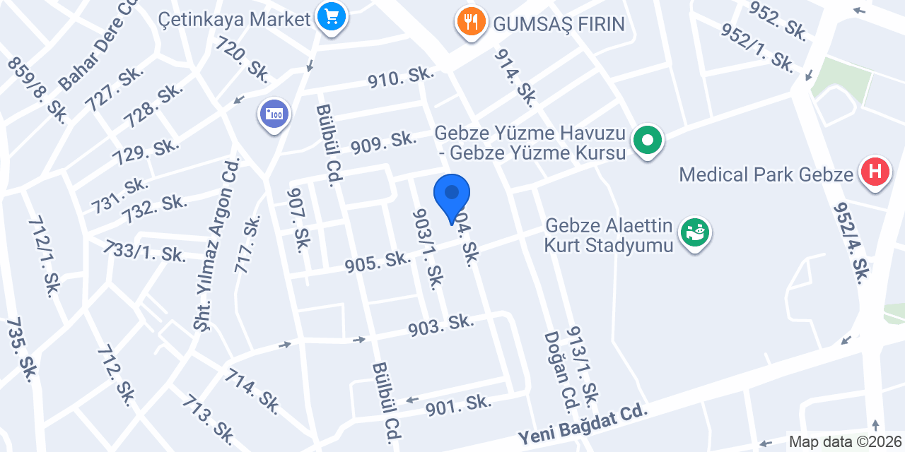 Arıcan Reklam konumu