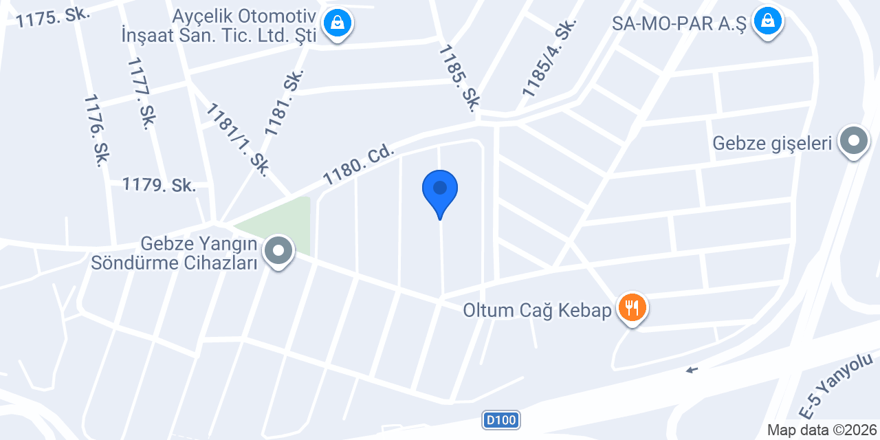 Katipoğulları Havalandırma Baca Sistemleri konumu
