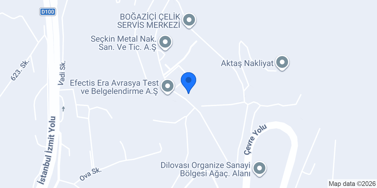 Efectis era yangın test labaratuvarı konumu