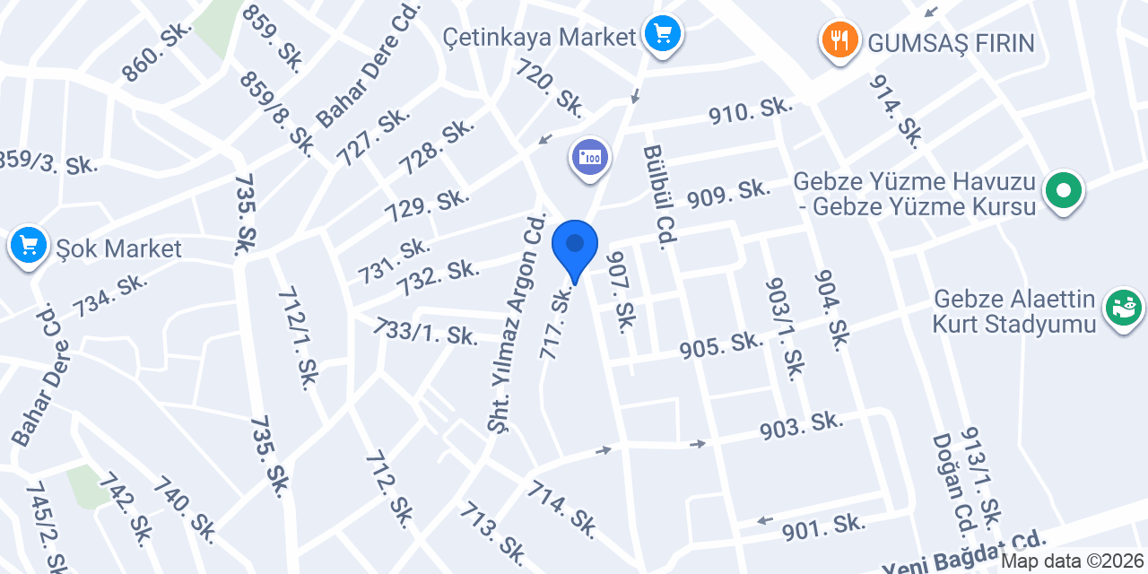 gebze çiçek sarayı konumu