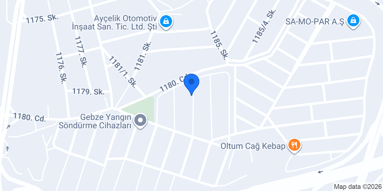 Gebze Şase konumu