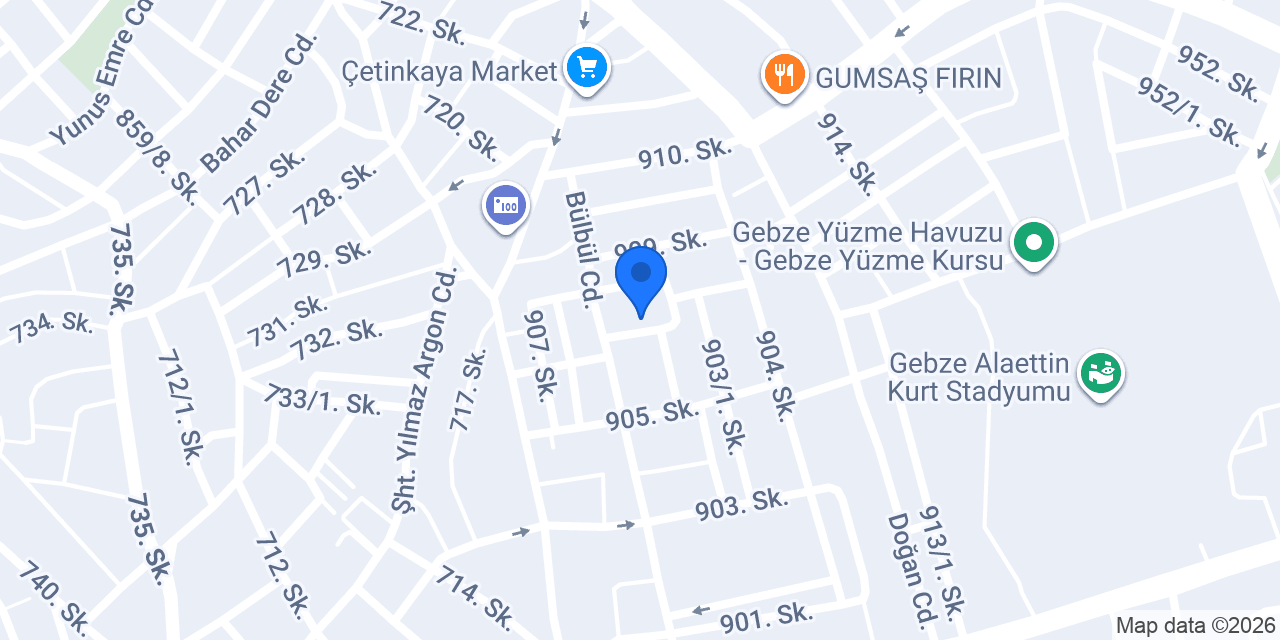 GEBCAR konumu