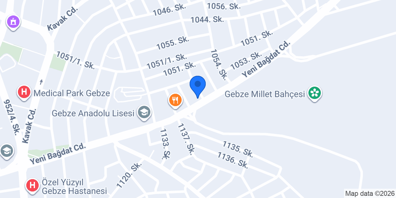 Hacı Nadir Efendi Gebze konumu