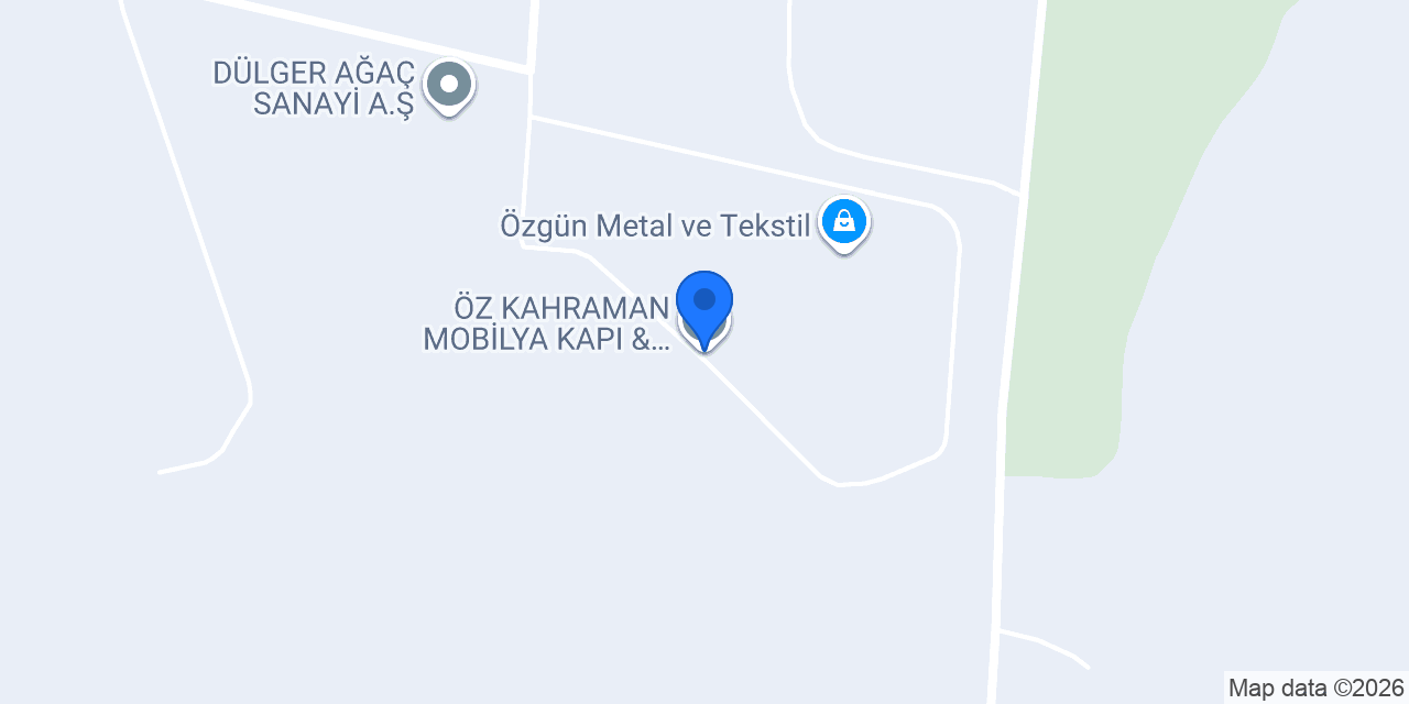 ÖZ KAHRAMAN MOBİLYA KAPI & AHŞAP SANAYİ konumu