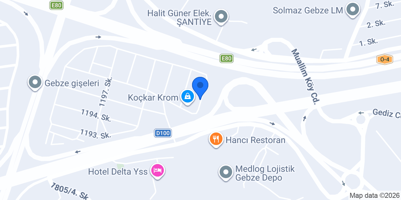 HİJYEN PANEL Panel ve Kapı Sistemleri konumu
