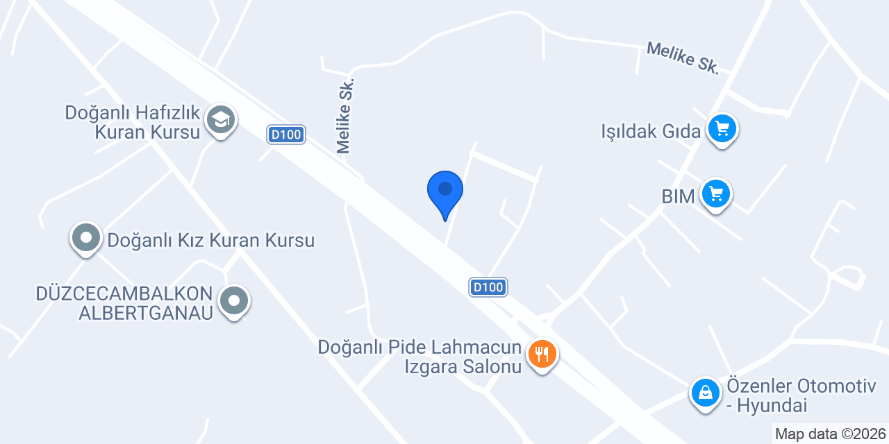 Cafe 53 Düzce konumu