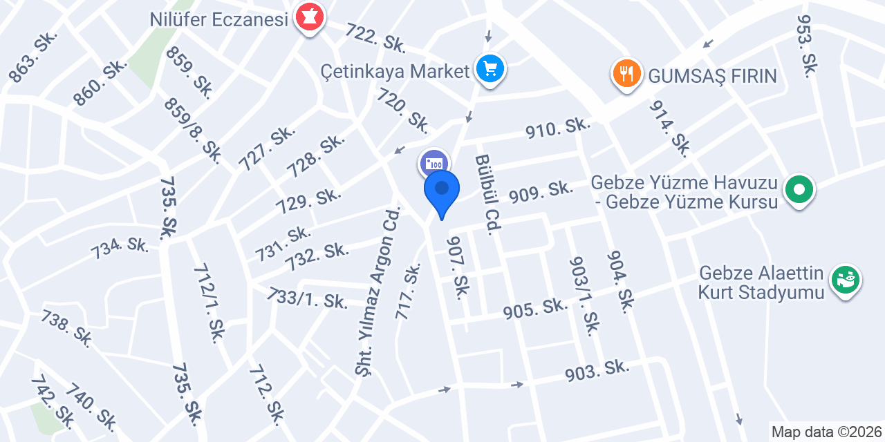 Garanti BBVA İbrahimağa Caddesi / Gebze Şubesi konumu