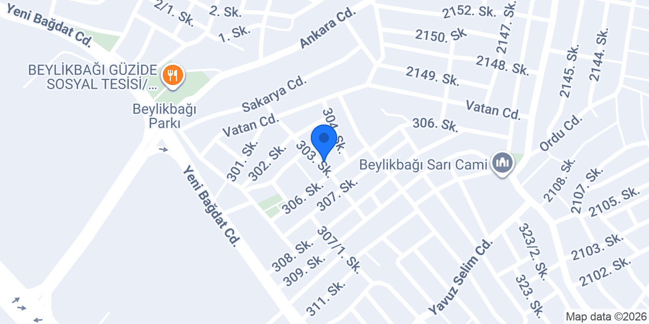 Beylikbağı Elektrikçi Cengiz Elektrik konumu