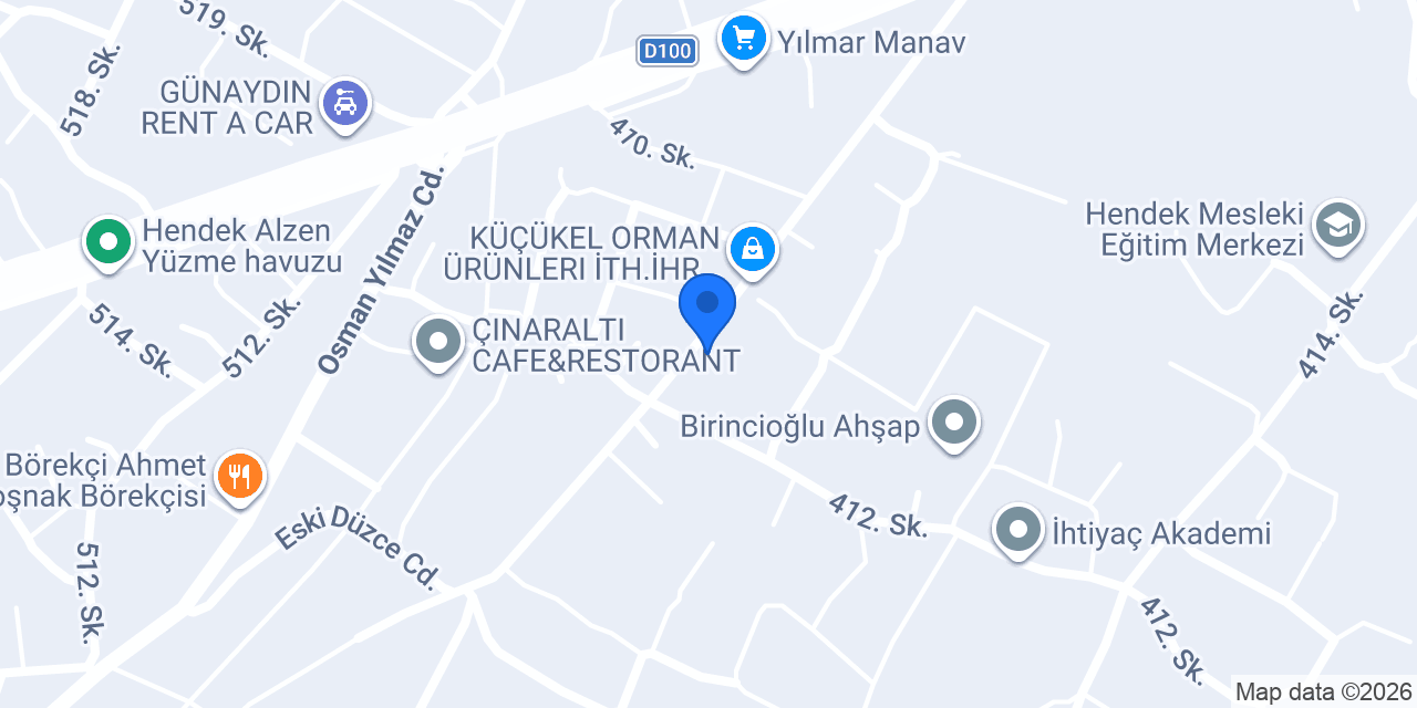 Emrah ahşap torna konumu