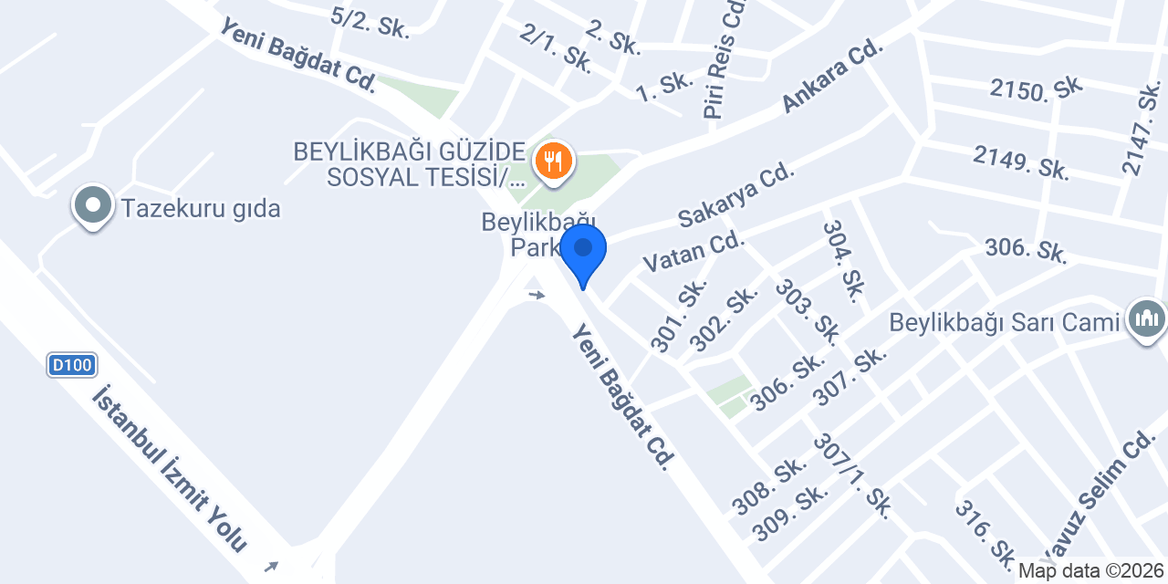 Yelekoğlu İnşaat Araç Kiralama konumu