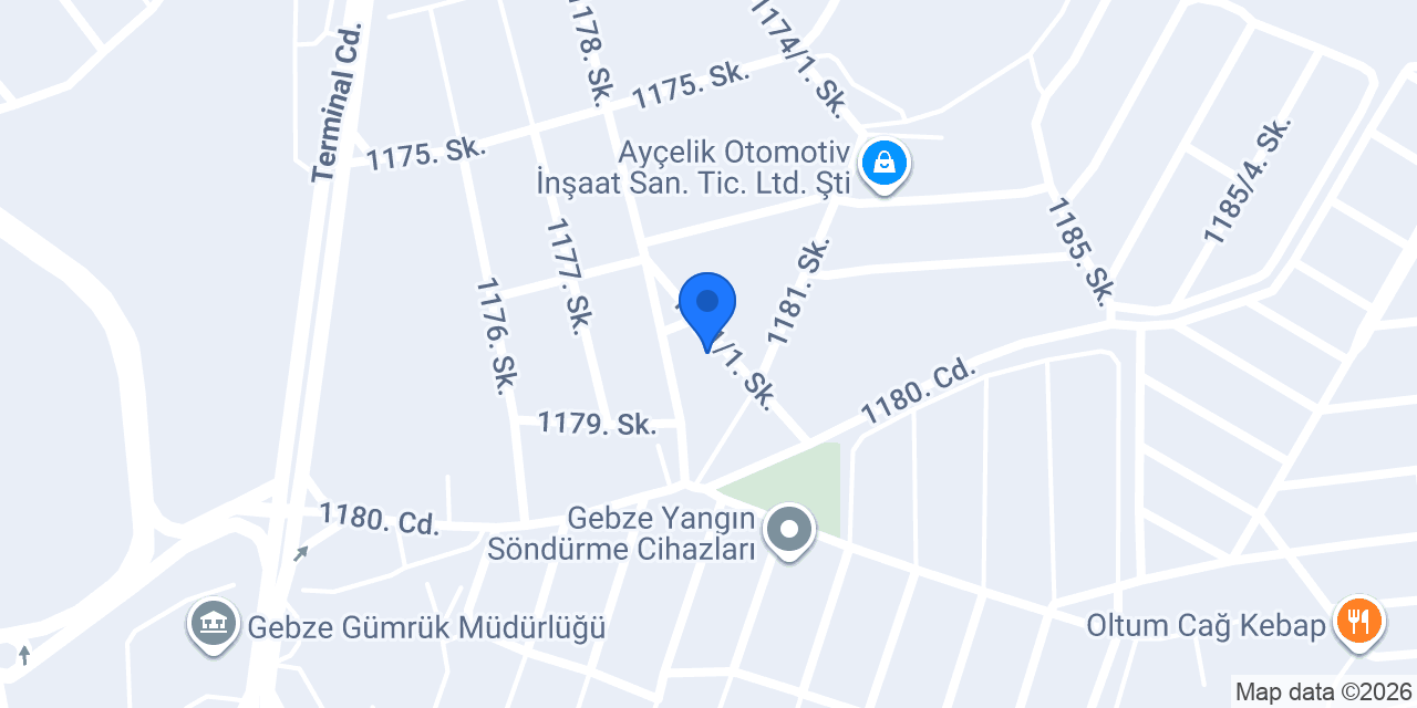 Kaptan Kesici Takımlar Hırd. konumu