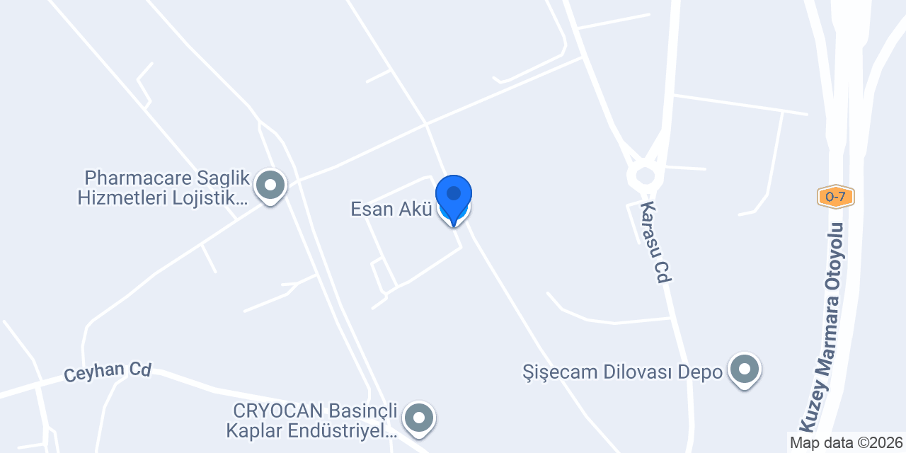 Esan Akü konumu