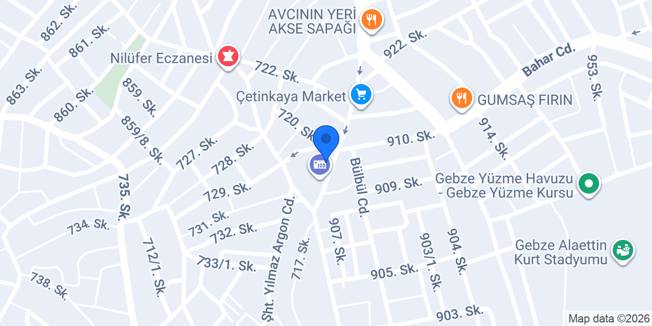İbrahim Ağa Caddesi konumu
