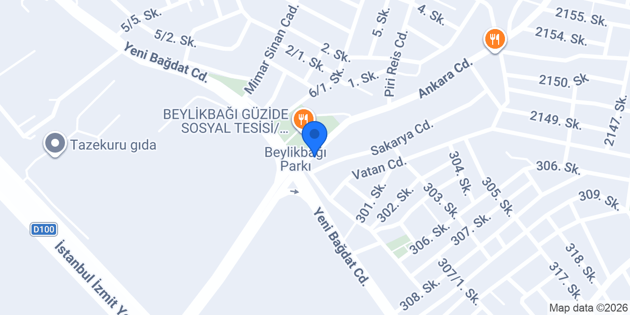 Evka Yapı konumu