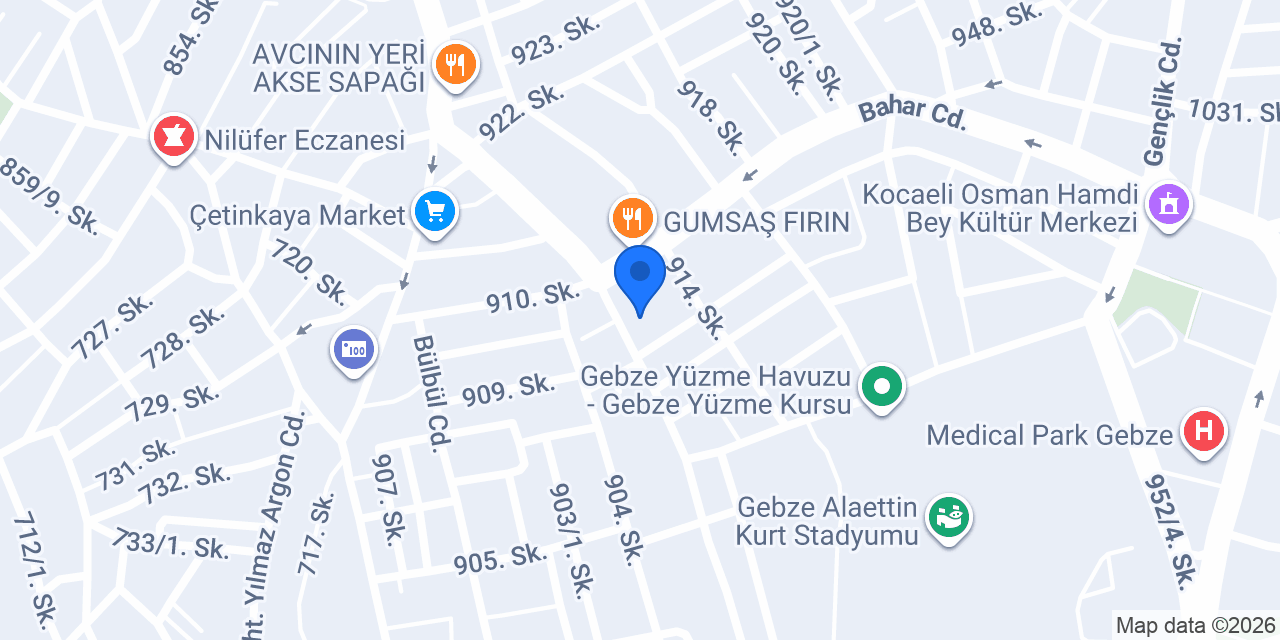 Tunix Gym konumu