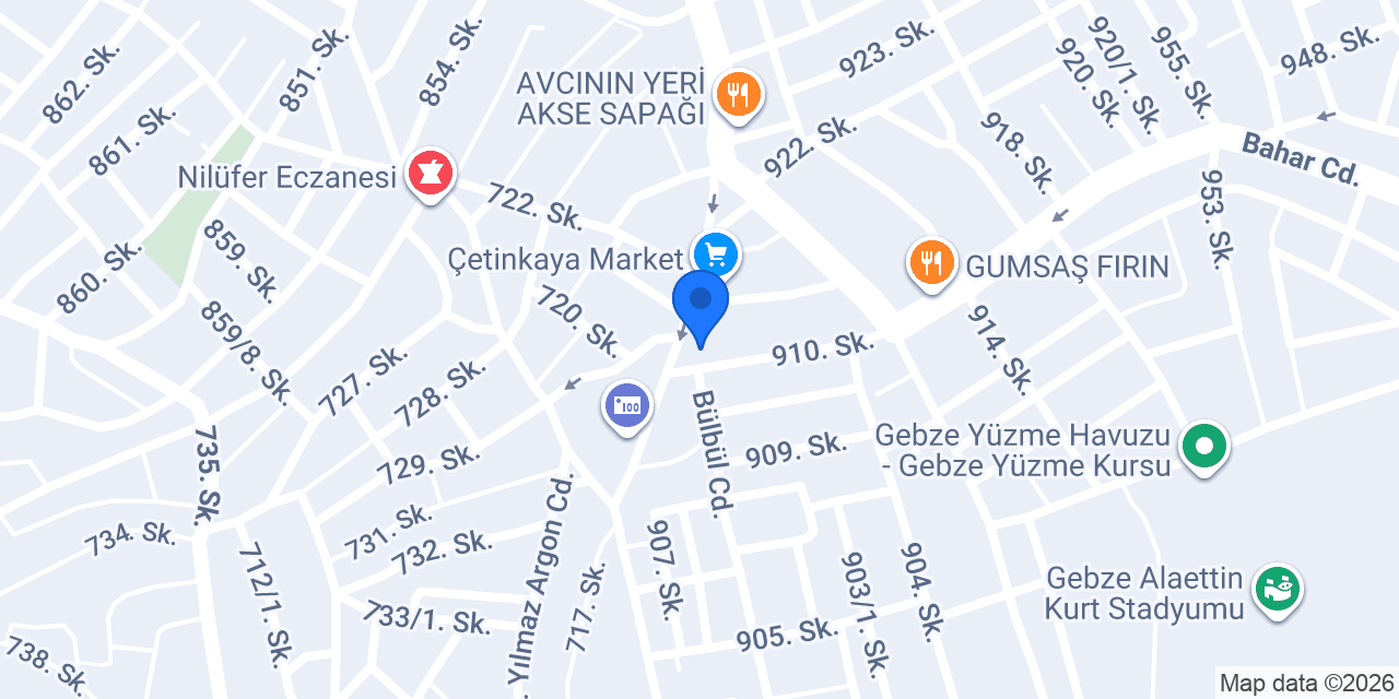 Gebze Psk. Dan. Ümmühan Deniz konumu