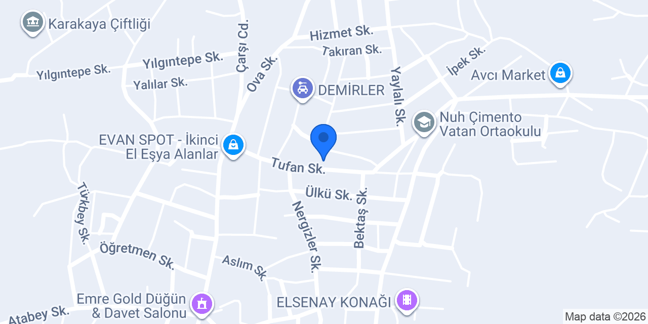 TUĞÇE GİYİM 2 konumu