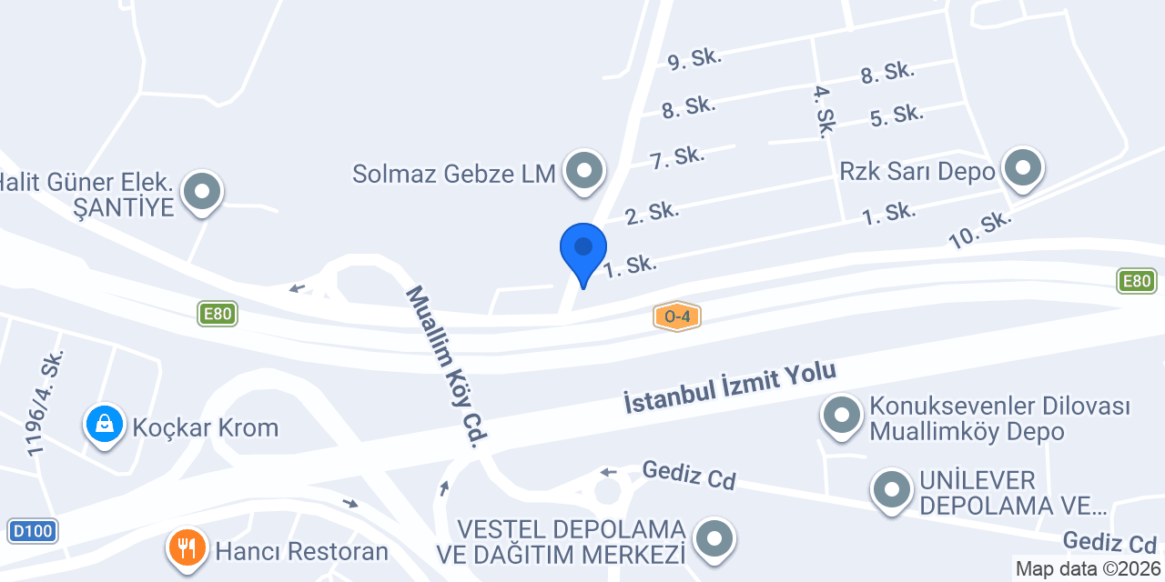 4K Lojistik konumu