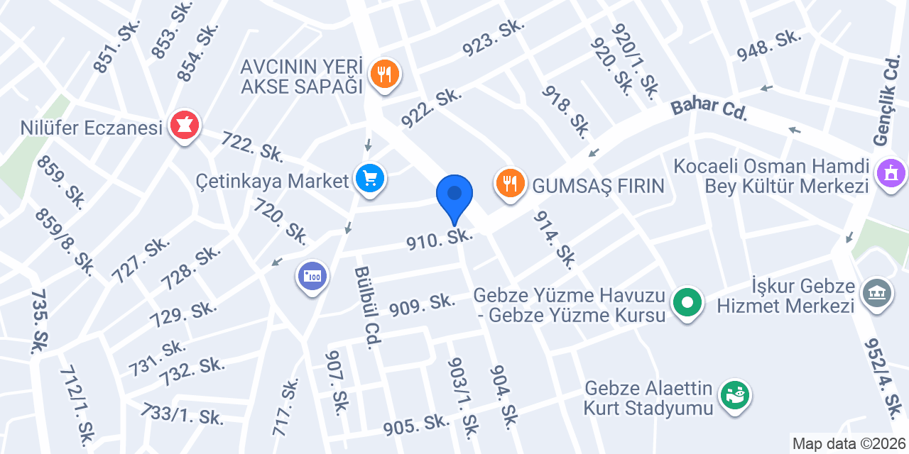 Üç Yıldız Elektrik konumu
