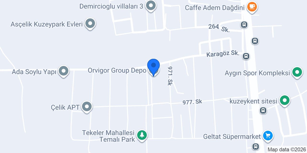 Orvigor Group Depo konumu