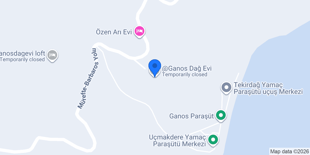 @Ganos Dağ Evi konumu