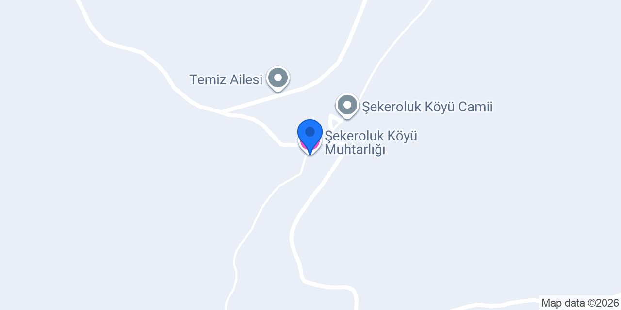 Şekeroluk Köyü Muhtarlığı konumu
