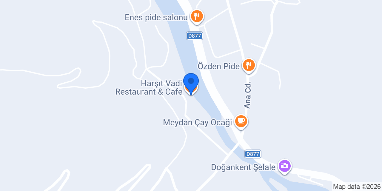 Harşıt Vadi Restaurant & Cafe konumu