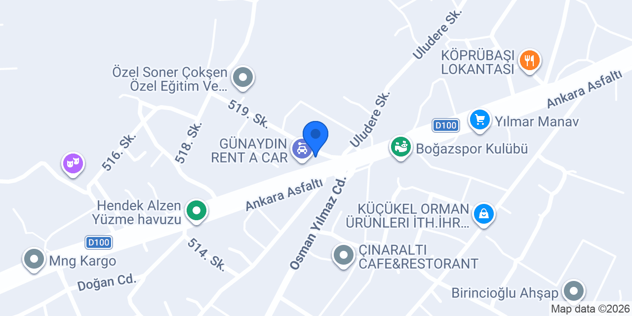 HENDEK İLİM VE DAVET DERNEĞİ konumu