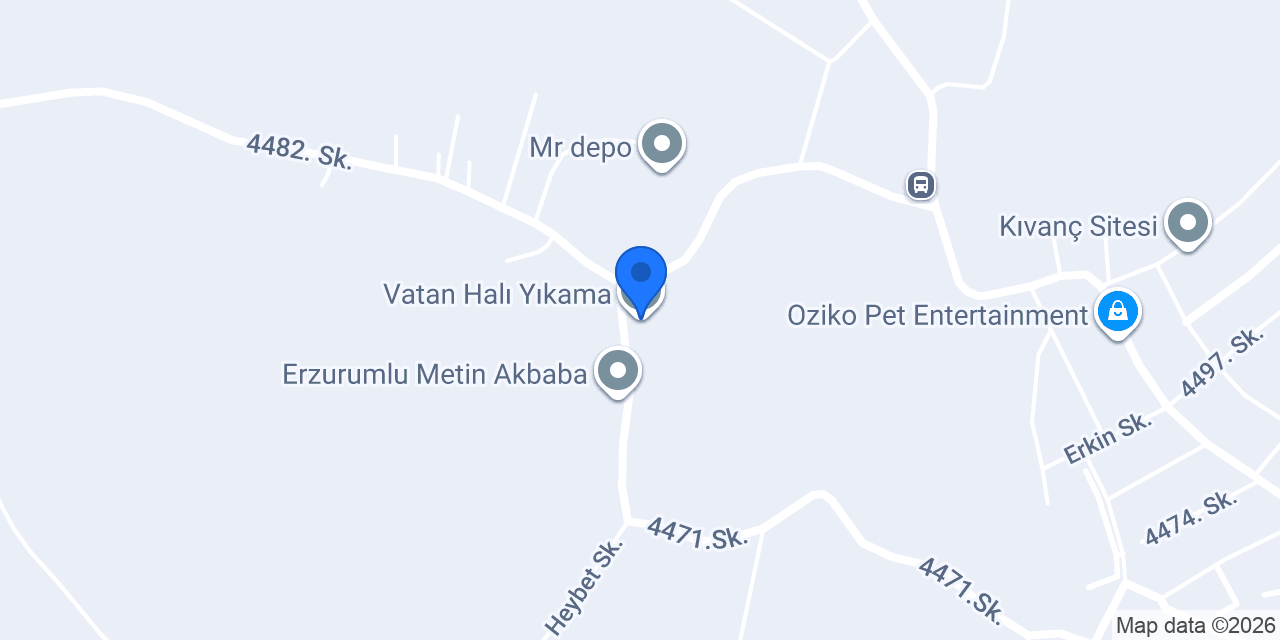 Vatan Halı Yıkama konumu