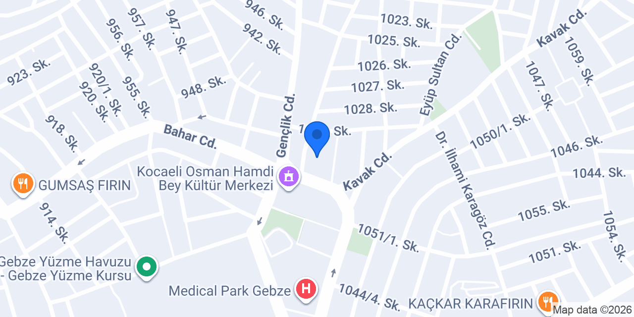 KOTAN TEKEL SHOP GEBZE konumu
